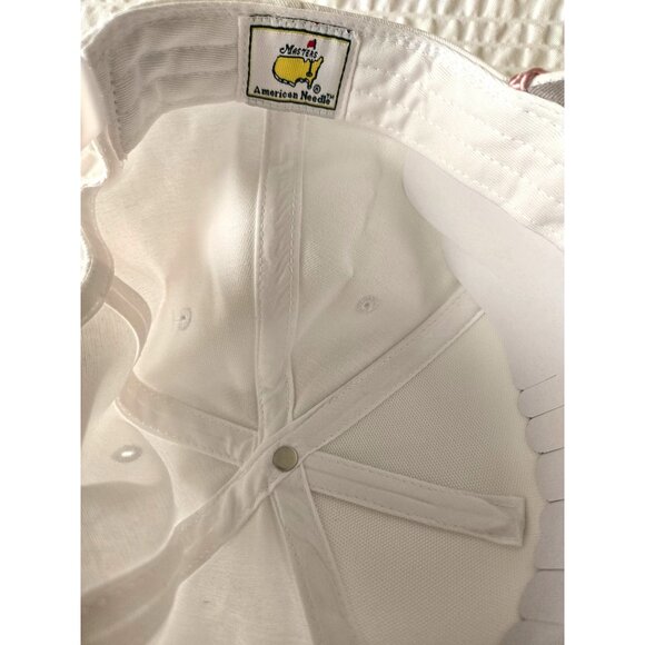 Masters Ladies Golf Cap White Magnolia Pink Embroidered Logo & Braided Detail 20 - Picture 4 of 4